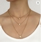 Ожерелье с кулоном «Звезда и луна» Модные золотые ожерелья с набором