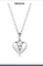 ожерелье нержавеющей стали серебра серебра шкентеля сердца валентинки 45км для жены
