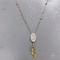 Ожерелье и серьги из золота 14k CE SS Steel Four Leaf Clover Jewelry