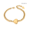 Niche Luxury Brand Jewelry 24k Gold Браслет в форме сердца Подарок ко Дню святого Валентина