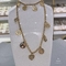 Ожерелье нержавеющей стали древнегреческого золота 18k покрынное золотом с шкентелем Tassel большим