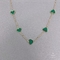 14-каратное золото тон ювелирных изделий из нержавеющей стали любовь сердце кулон ожерелье