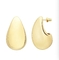 Женские серьги с золотым обручем C-образной формы, наполненные золотом 14 карат, маленькие, бохо, пляжные, простые, нежные, ручной работы, гипоаллергенные