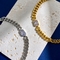 Персонализированное золотое ожерелье из нержавеющей стали CZ Майами кубинское звено цепи ожерелье