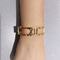 L Bangle золота нержавеющей стали браслета 18k двойного кольца дизайна слова