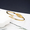 браслет золота страза ювелирных изделий нержавеющей стали 58С44мм дизайнерский с винтом