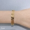 Раскройте браслет листового золота браслетов 18к регулируемых нержавеющих женщин дизайнерский для дамы